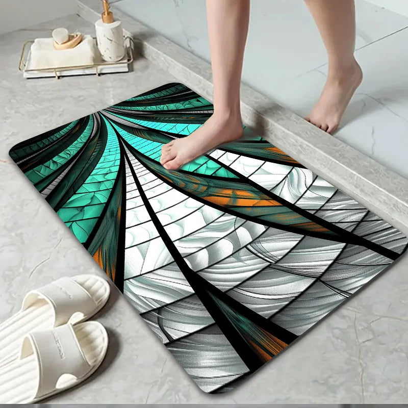 Super Absorbent Bath Mat - Non-Slip & Quick-Dry Shower Rug for Bathroom