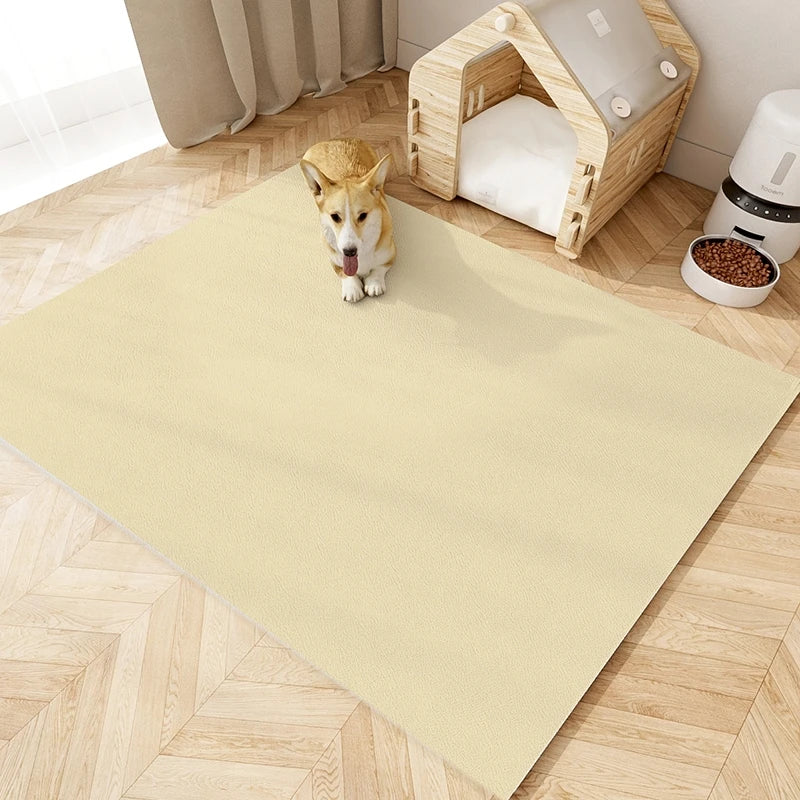 Simple Pet Feeding Mat - Absorbent, Non-Slip & Scratch-Resistant Tray