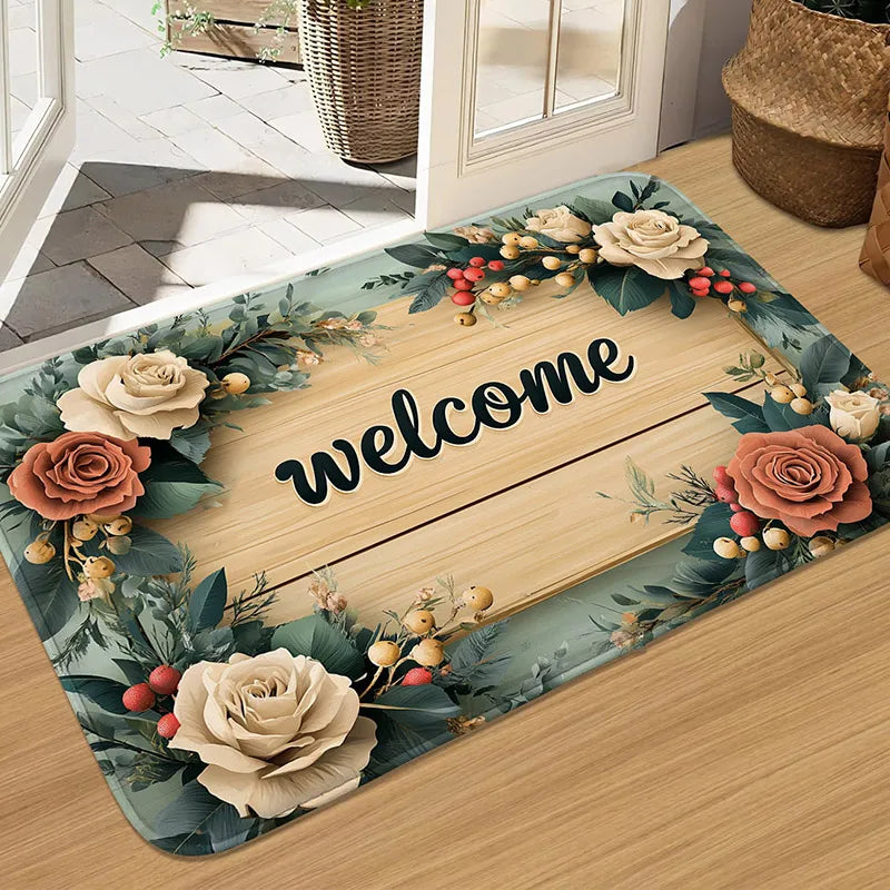 Machine Washable Kitchen & Bath Mat - Super Soft, Absorbent & Non-Slip Rug