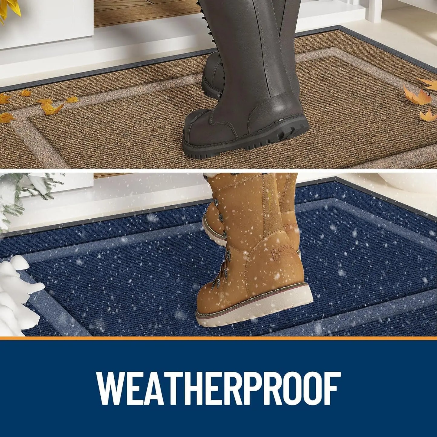 Low-Profile Doormat - High Quality Non-Slip Indoor/Outdoor Welcome Mat