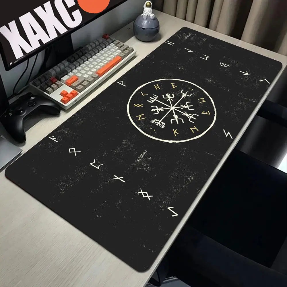 Viking Vegvisir Gaming Mouse Pad - Extra Large Thick Mat for PC & Notebook