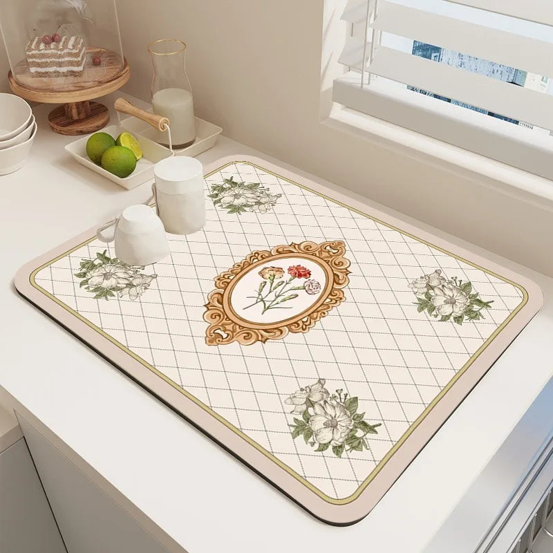Coffee Machine Mat - Heat Insulating, Absorbent & Non-Slip Sink Pad