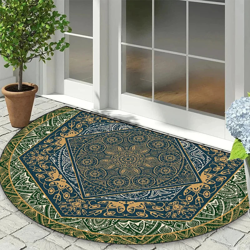 Outdoor Garden Doormat - Heavy-Duty Non-Slip Entrance Rug for Home Entryway