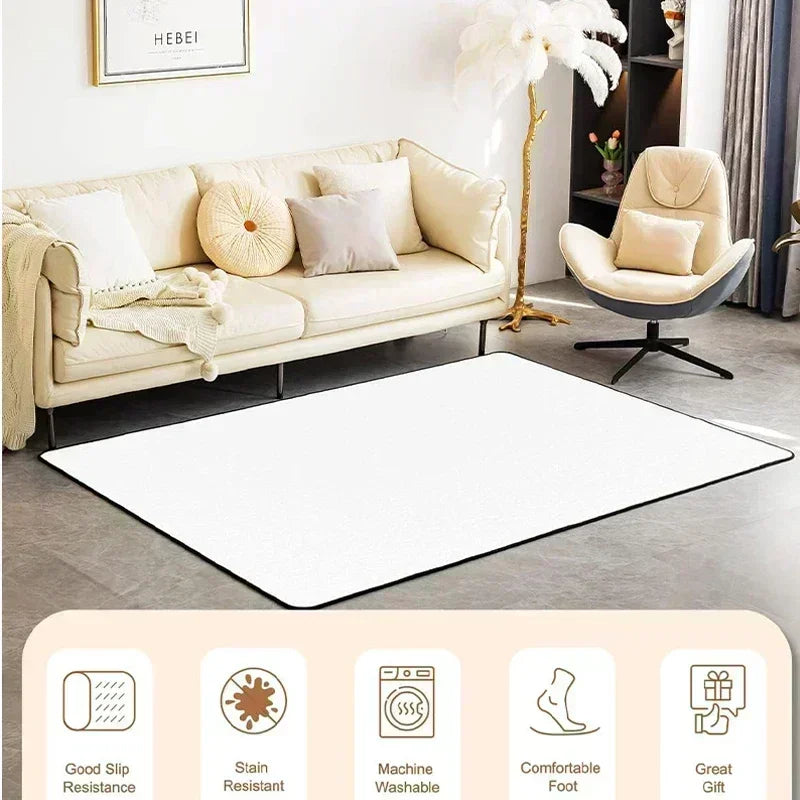 Nordic Geometric Area Rug - Modern Large Carpet for Living Room, Luxury Sofa Decor
