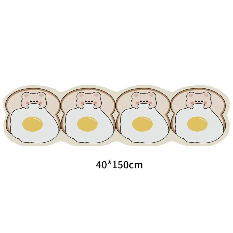 Cartoon Kitchen Mat - Non-Slip & Washable Anti-Fatigue Floor Pad