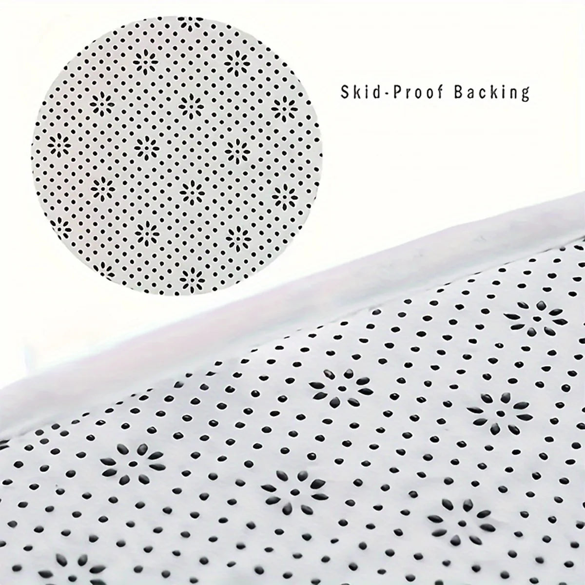 Flannel Bath Mat, Thickened Absorbent Toilet Rug, Non-Slip Printed Floor Mat for Bathroom, Bedroom, and Entrance Decor