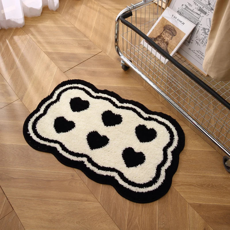 Thickened Absorbent Bath Mat - Non-Slip & Quick-Dry Toilet Rug