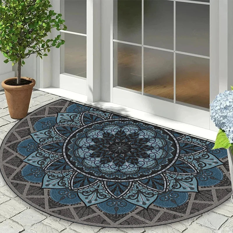 Outdoor Garden Doormat - Heavy-Duty Non-Slip Entrance Rug for Home Entryway