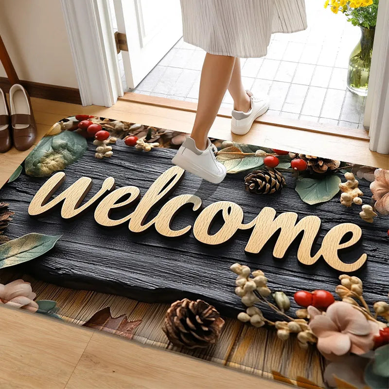 Machine Washable Kitchen & Bath Mat - Super Soft, Absorbent & Non-Slip Rug