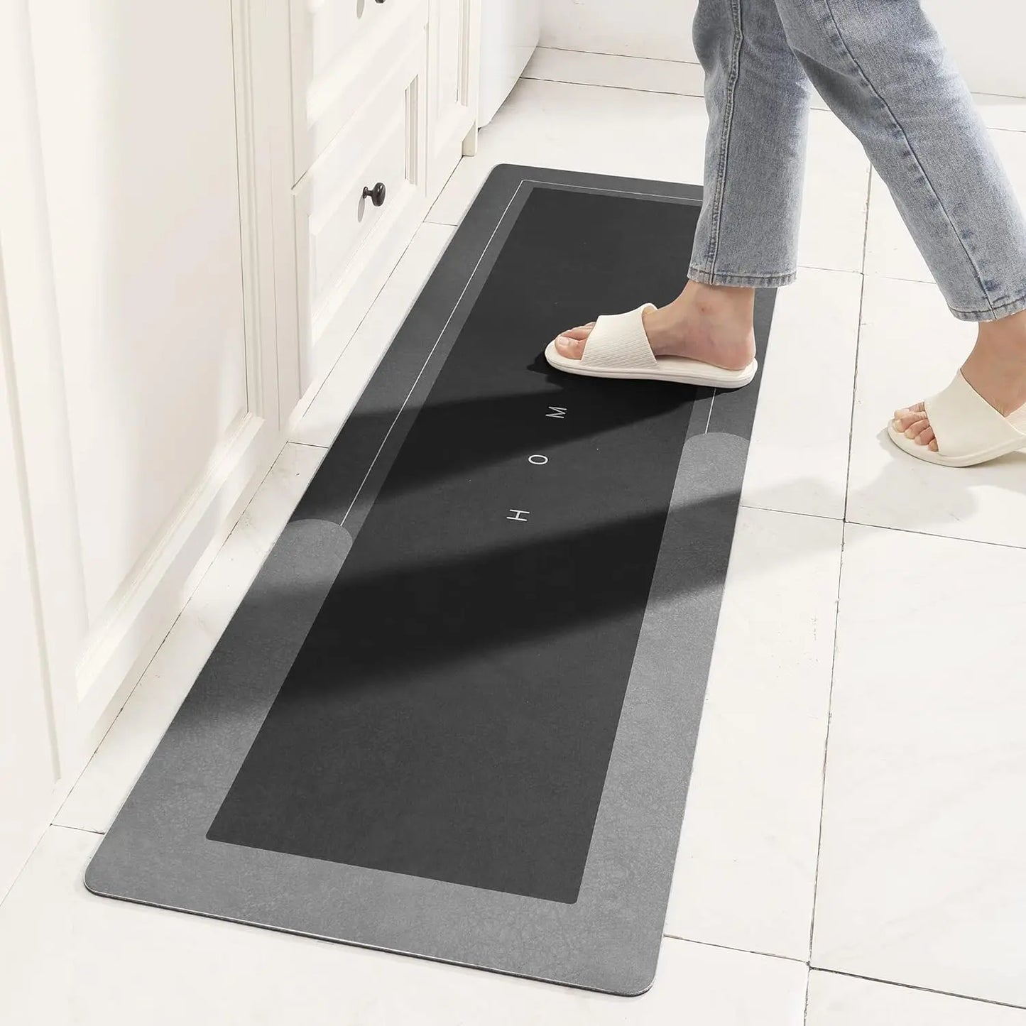 Modern Diatomite Kitchen Mat - Oil Resistant, Non-Slip & Easy to Clean