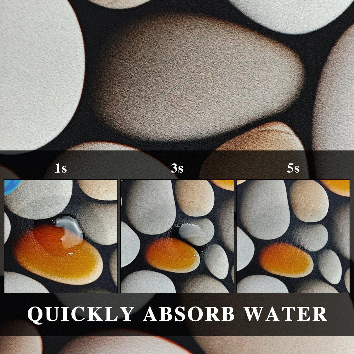 Diatom Mud Bath Mat - Super Absorbent & Fast-Drying Non-Slip Floor Mat for Bathroom