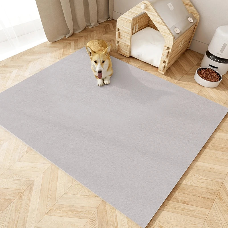 Simple Pet Feeding Mat - Absorbent, Non-Slip & Scratch-Resistant Tray