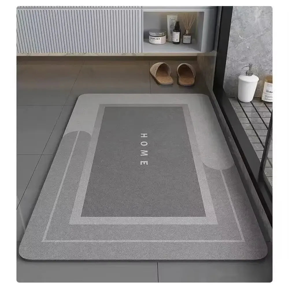 Modern Diatomite Doormat - Quick-Dry, Easy Clean & Non-Slip for Bathroom & Entryway