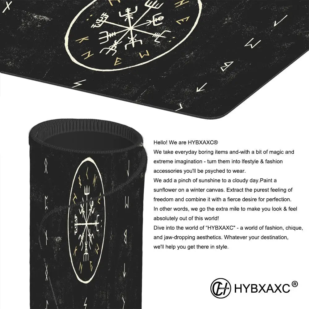 Viking Vegvisir Gaming Mouse Pad - Extra Large Thick Mat for PC & Notebook