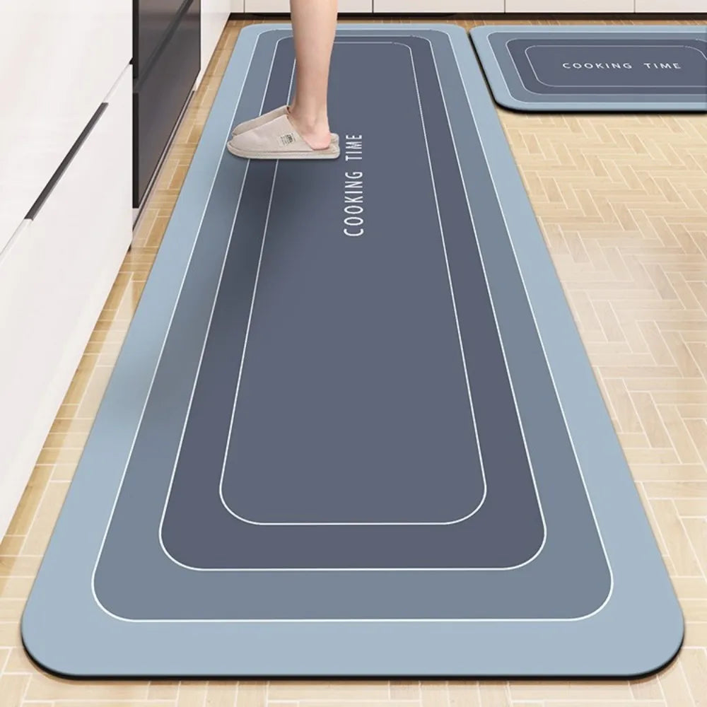 Oil-Resistant Kitchen Mat - Absorbent, Non-Slip & Waterproof Floor Pad for Sink