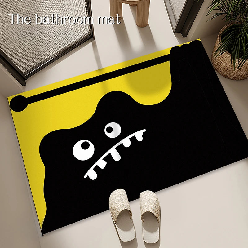 Cat Shaped Diatomite Bath Mat - Soft, Quick-Dry & Non-Slip Foot Pad