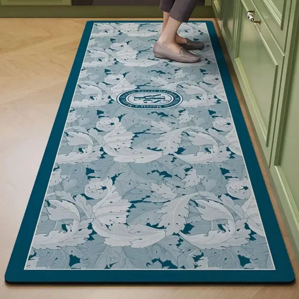 Machine Washable Diatomite Kitchen Mat - Quick-Dry, Absorbent & Non-Slip