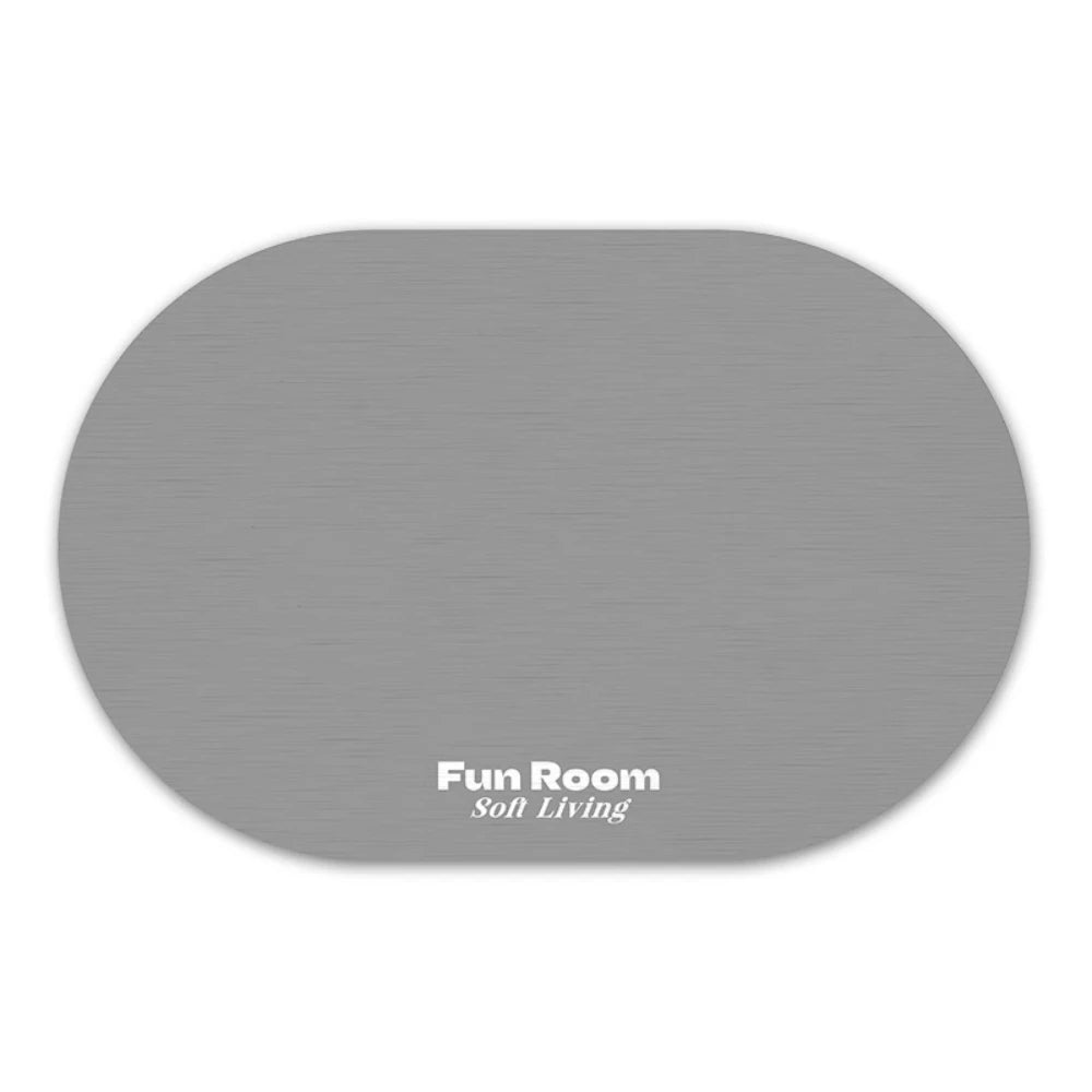 Korean Style Diatomite Bath Mat - Simple Pure Color, Quick-Dry & Non-Slip