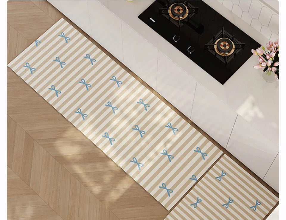 Machine Washable Diatomite Kitchen Mat - Quick-Dry, Absorbent & Non-Slip