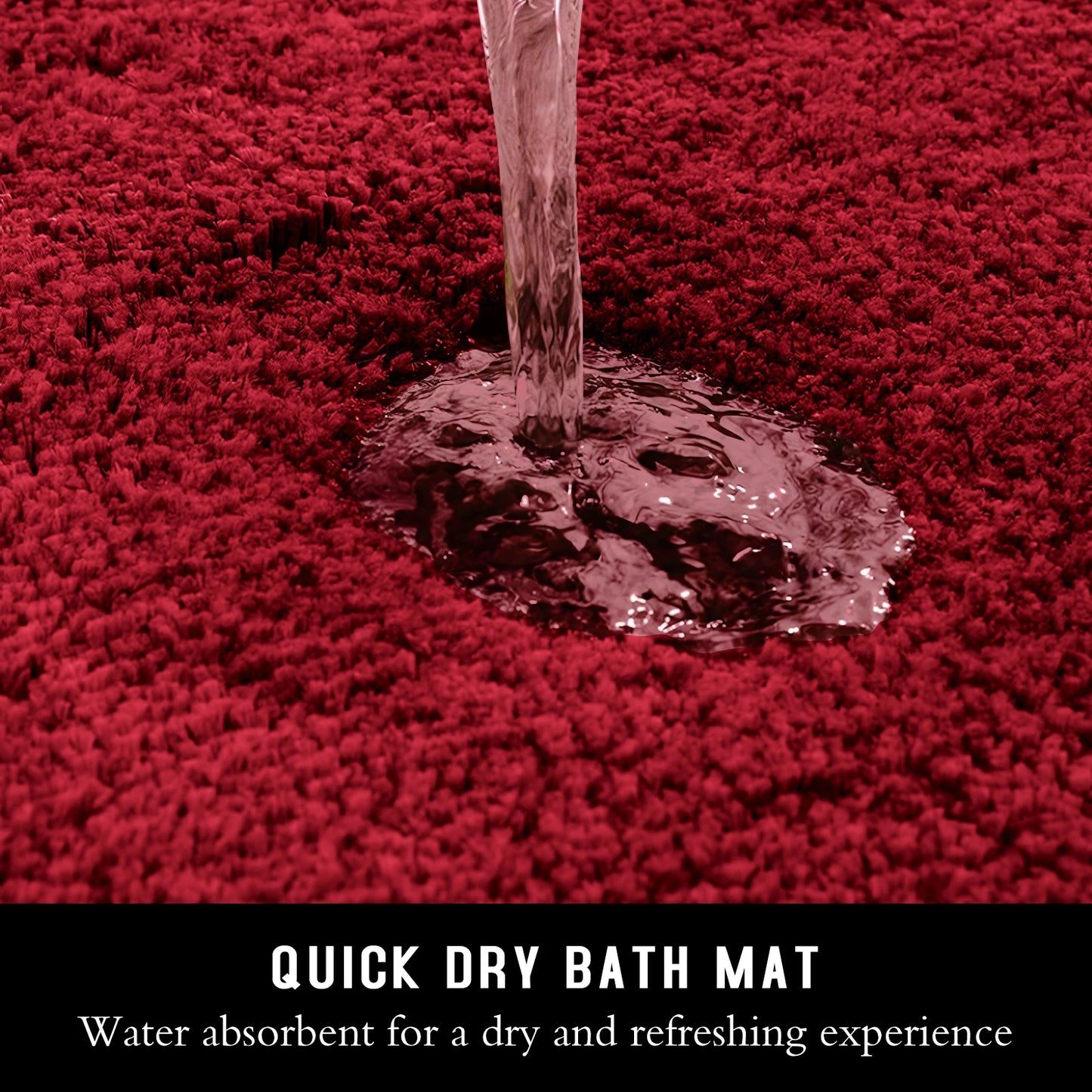 Super Plush Bath Rug - Ultra Absorbent & Non-Slip Bathroom Floor Mat, Machine Washable