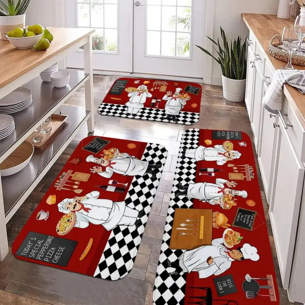 Machine Washable Kitchen & Laundry Mat - Super Soft, Comfortable & Non-Slip