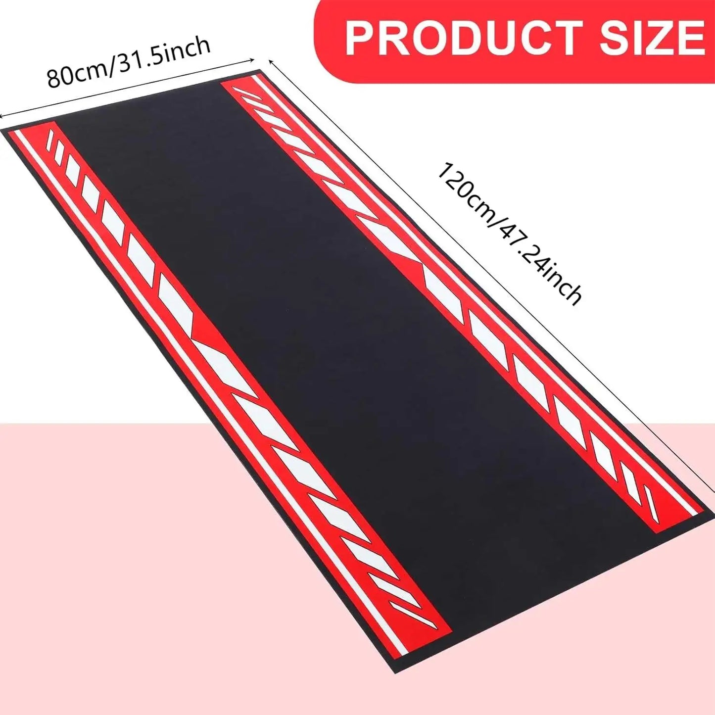 Custom Motorcycle Parking Mat - Oil Absorbent, Washable & Anti-Slip Garage Rug