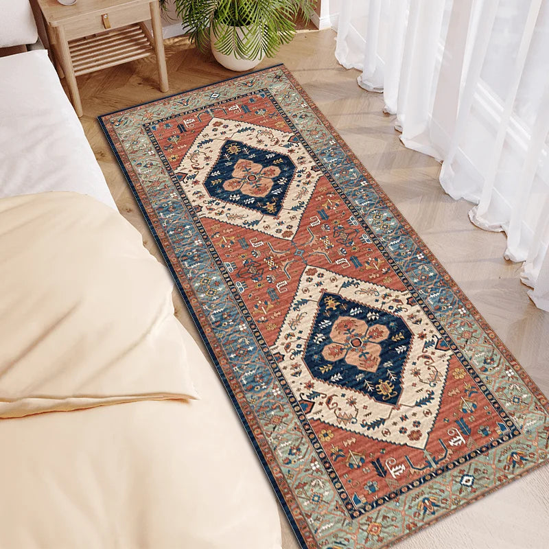 Loop Pile Runner Rug - Durable Long Carpet for Hallway, Stairs & Laundry Room