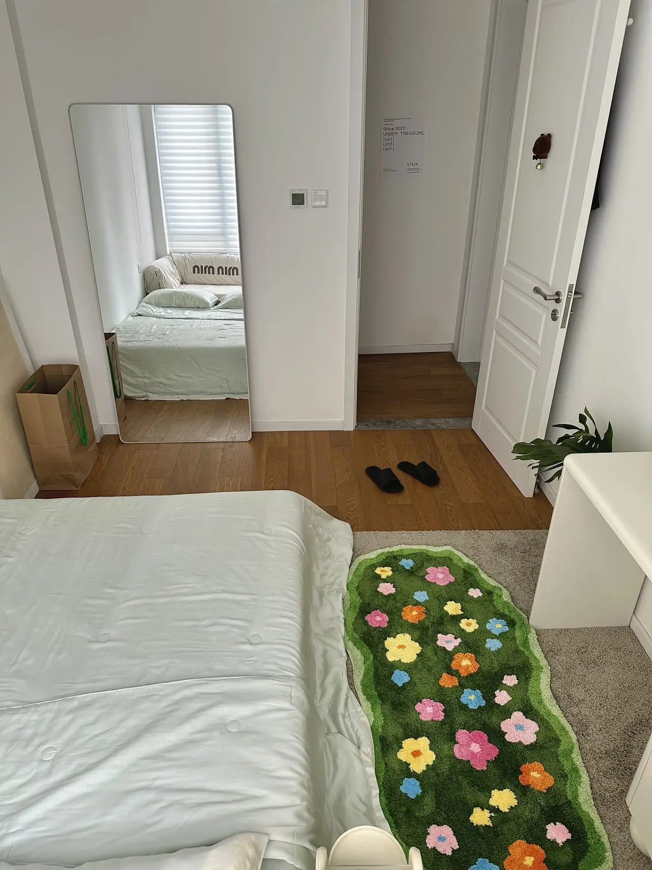 Spring Moss Plush Rug - Soft Faux Cashmere, Dirt Resistant & Easy Care