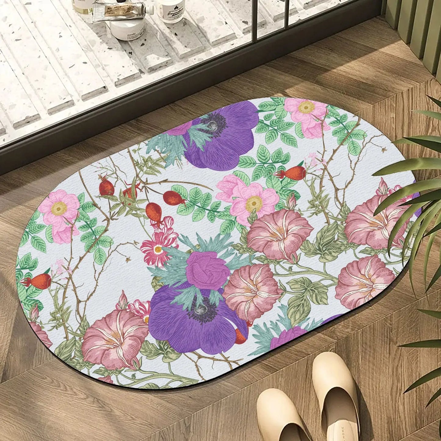 Diatomite Entrance Mat - Quick-Dry & Non-Slip for Bathroom and Kitchen