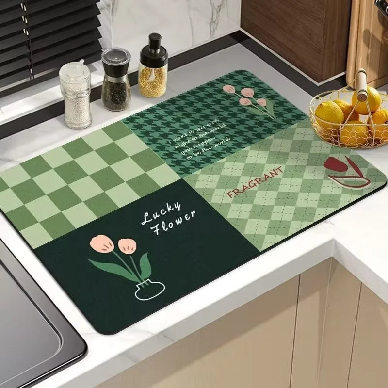 Coffee Machine Mat - Heat Insulating, Absorbent & Non-Slip Sink Pad