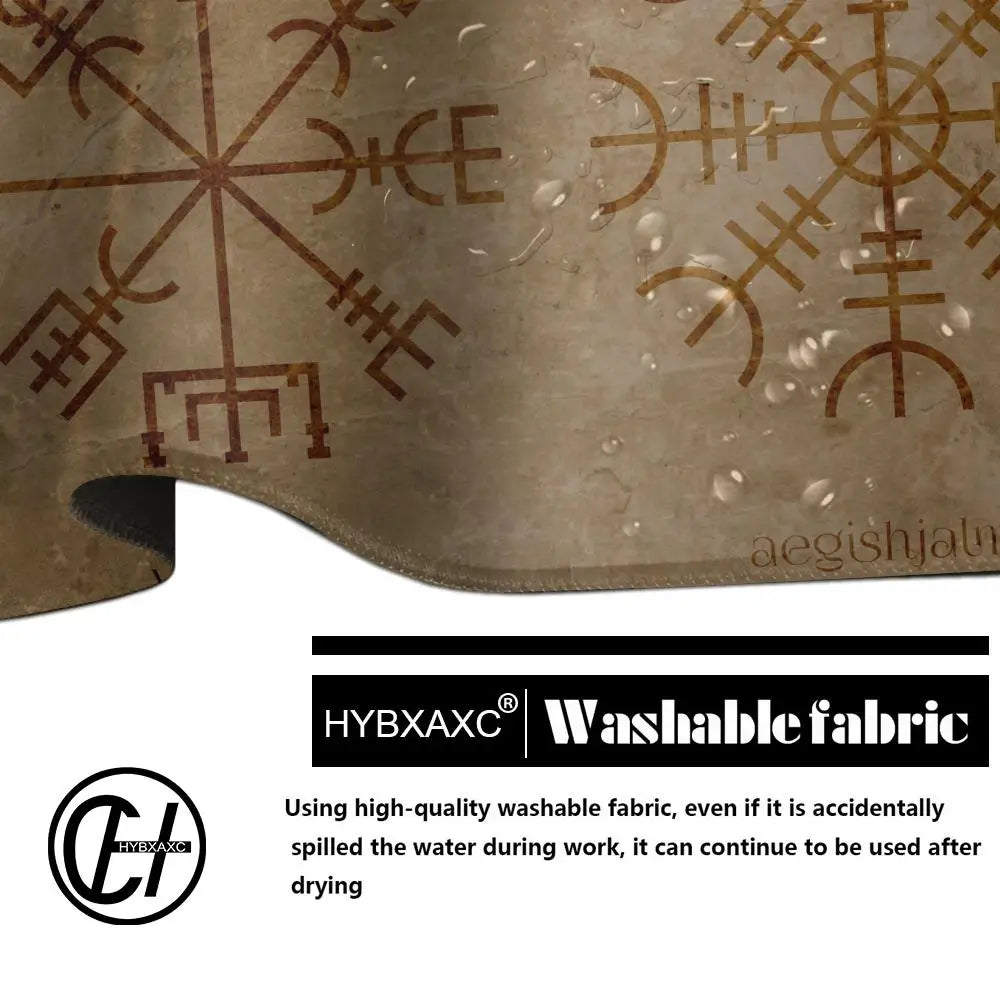Viking Vegvisir Gaming Mouse Pad - Extra Large Thick Mat for PC & Notebook