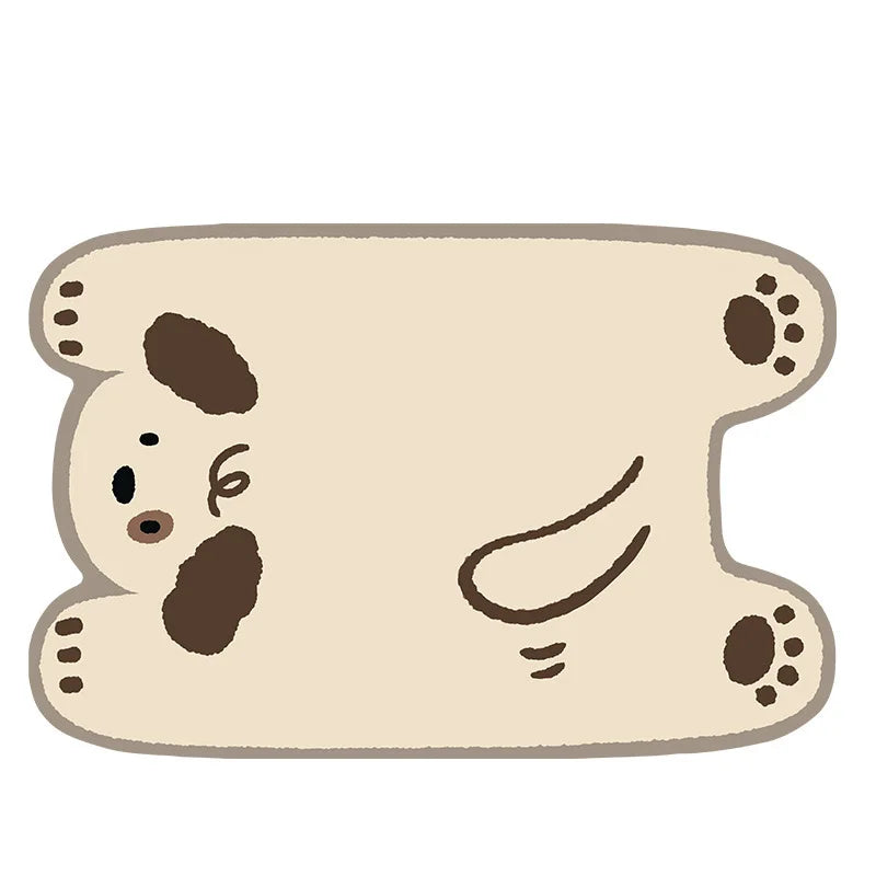 Cartoon Diatomite Bath Mat - Quick-Dry, Absorbent & Non-Slip Kids Bathroom Rug