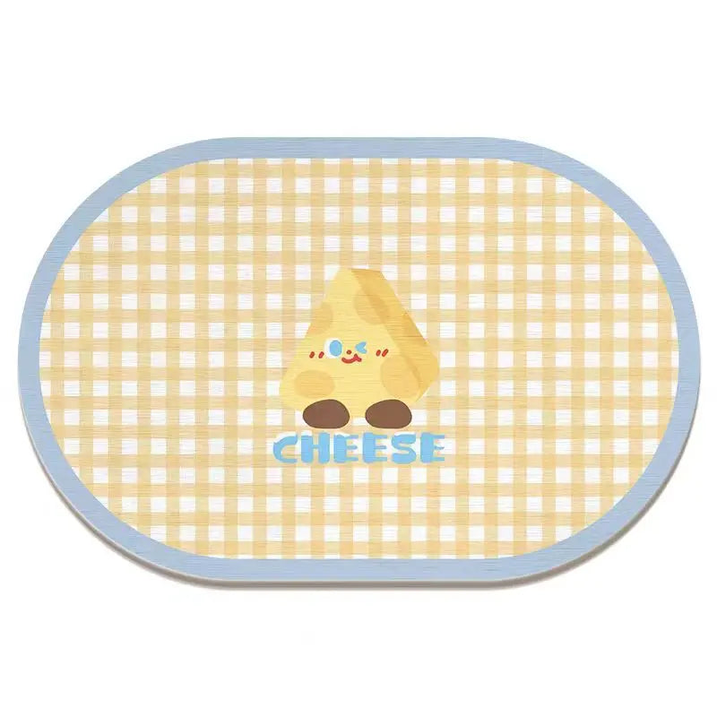 Fruit Diatomite Doormat - Quick-Dry, Absorbent & Non-Slip Entryway Floor Mat