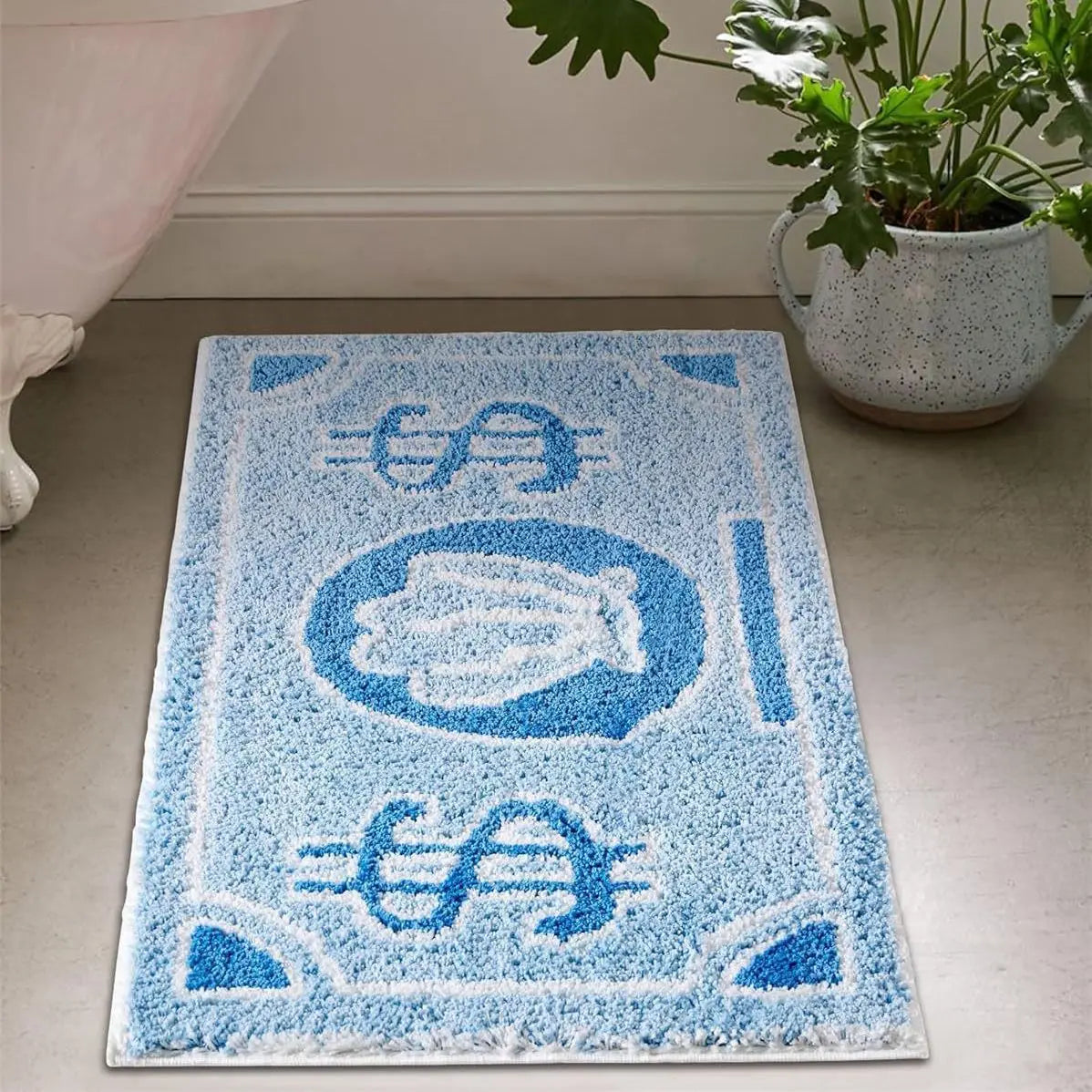 Vintage Area Rug - Slip-Resistant & Durable Carpet for Living Room and Bedroom
