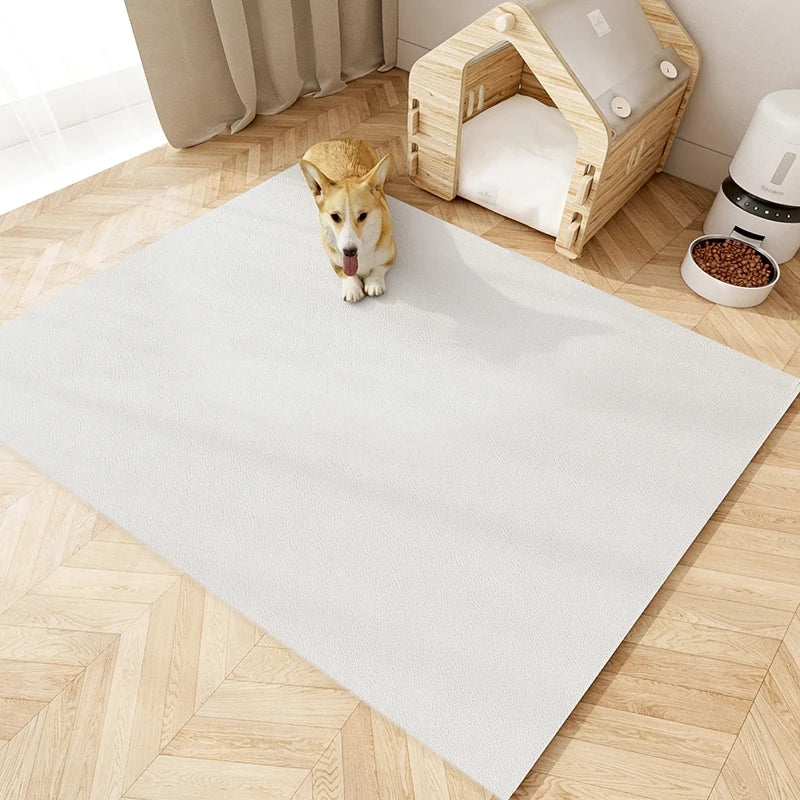 Simple Pet Feeding Mat - Absorbent, Non-Slip & Scratch-Resistant Tray