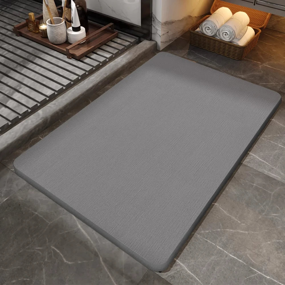 Modern Diatomite Doormat - Quick-Dry, Easy Clean & Non-Slip for Bathroom & Entryway