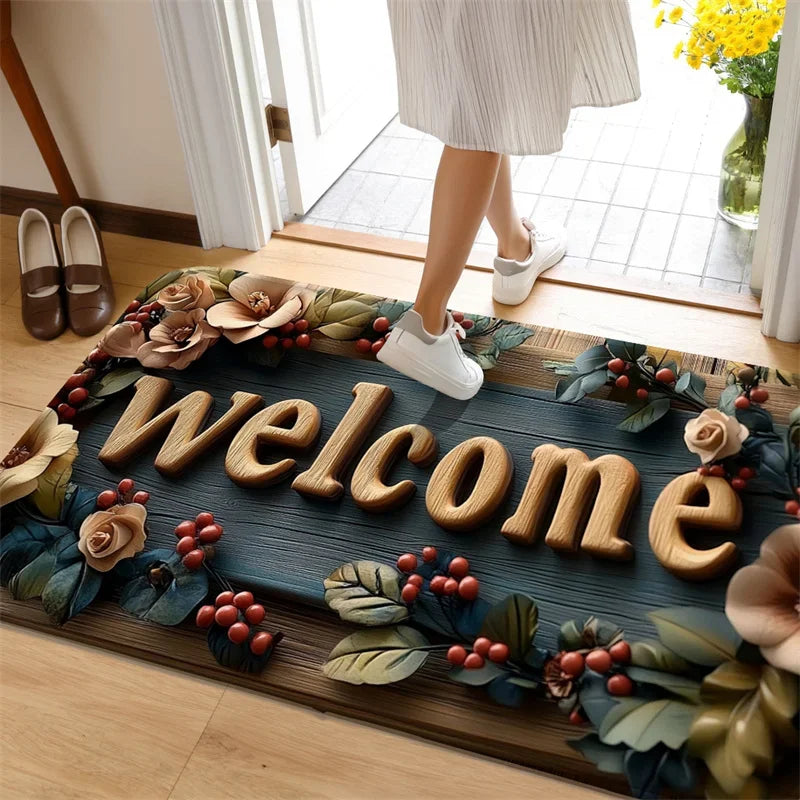 Machine Washable Kitchen & Bath Mat - Super Soft, Absorbent & Non-Slip Rug