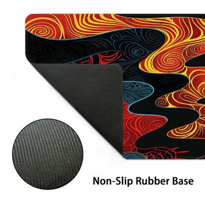 Custom Large Gaming Mouse Pad, XXL Desk Mat with Stitched Edges, Rubber Non-Slip Computer Pad for CF LOL, Office Desk Cover