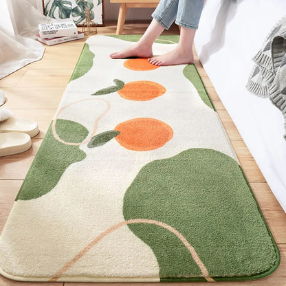Modern Minimalist Runner Rug - Anti-Slip Hallway & Bedroom Carpet, Simple Decor