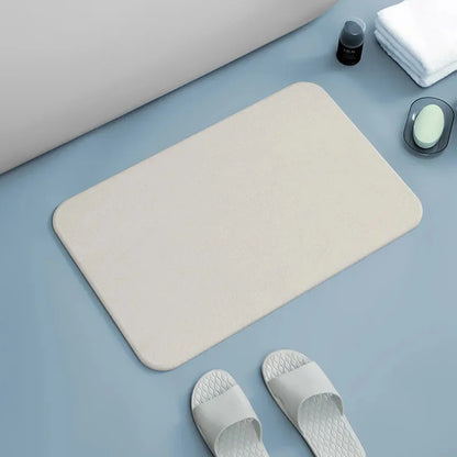Super Absorbent Bath Mat - Quick-Drying Non-Slip Shower Rug for Bathroom & Dorm