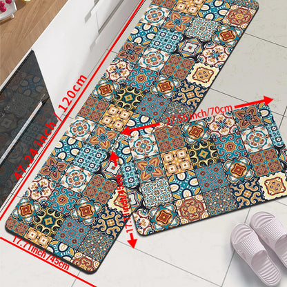 Super Absorbent Kitchen Runner - Waterproof & Washable Long Floor Mat