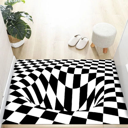 Plush Velvet Entryway Mat - Durable & Non-Slip Doormat for Easy Home Cleaning