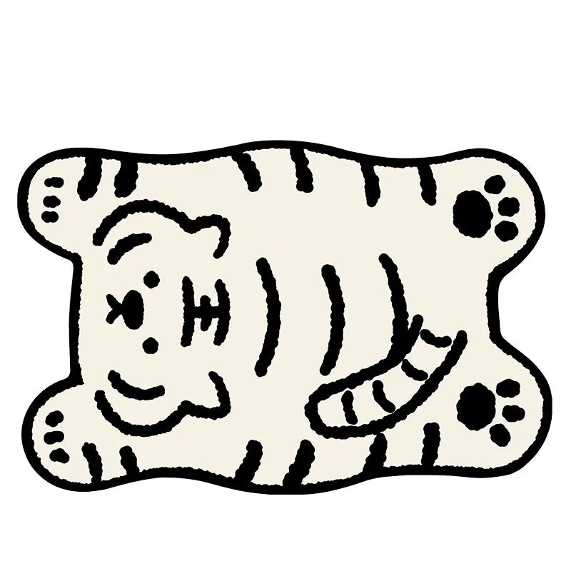 Cartoon Diatomite Bath Mat - Quick-Dry, Absorbent & Non-Slip Kids Bathroom Rug