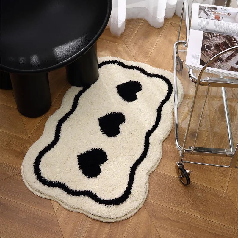 Thickened Absorbent Bath Mat - Non-Slip & Quick-Dry Toilet Rug