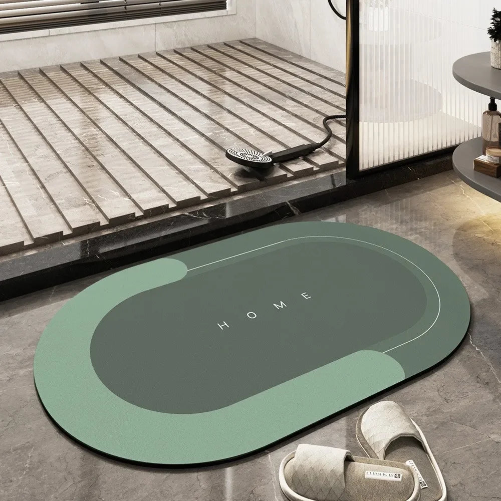 Premium Absorbent Floor Mat - Quick-Dry, Non-Slip & Easy Clean for Bathroom, Kitchen, Doorway