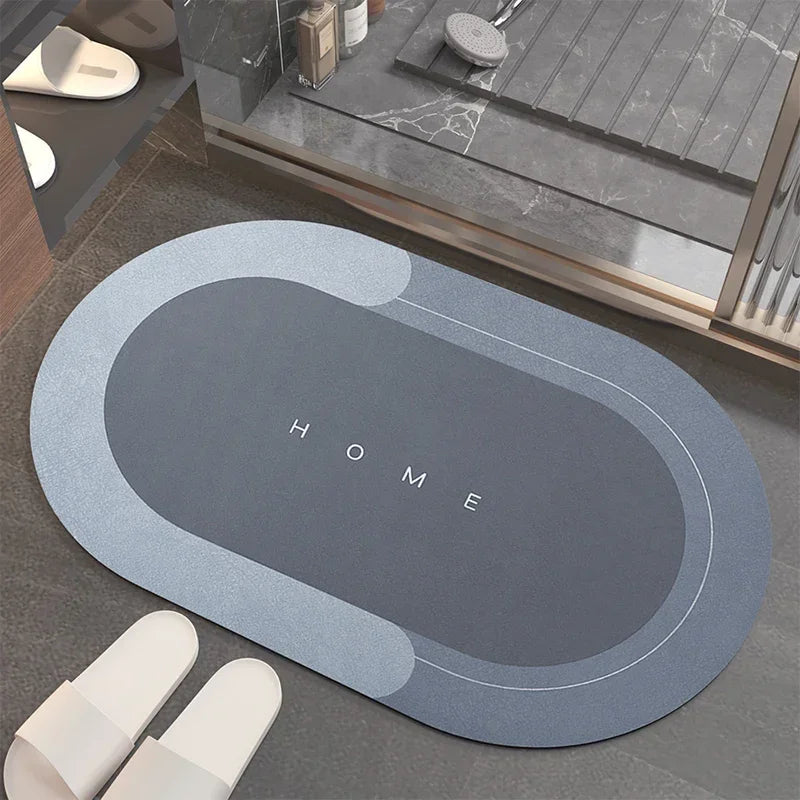 Premium Absorbent Floor Mat - Quick-Dry, Non-Slip & Easy Clean for Bathroom, Kitchen, Doorway