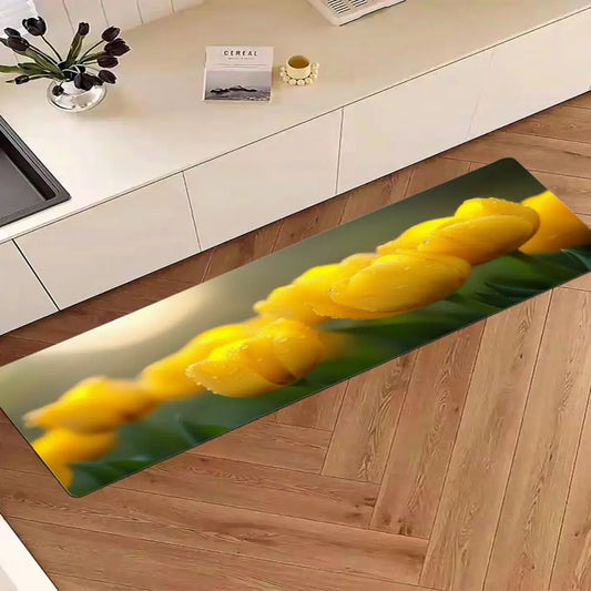 Modern Diatomite Kitchen Mat - Super Absorbent, Non-Slip & Wear-Resistant
