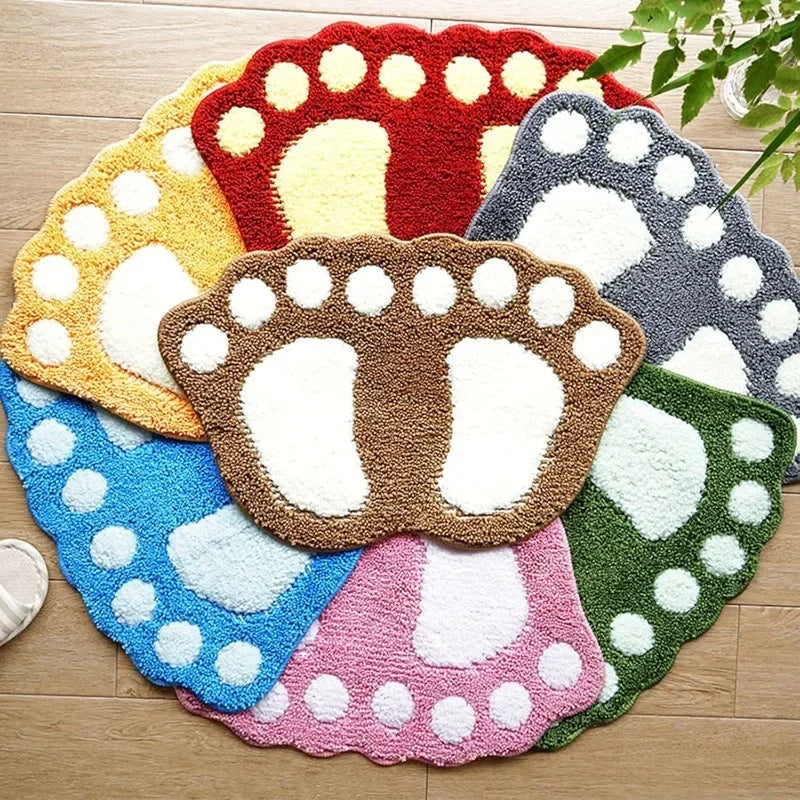 Microfiber Bath Rug - Super Absorbent & Non-Slip Bathroom Mat, Machine Washable