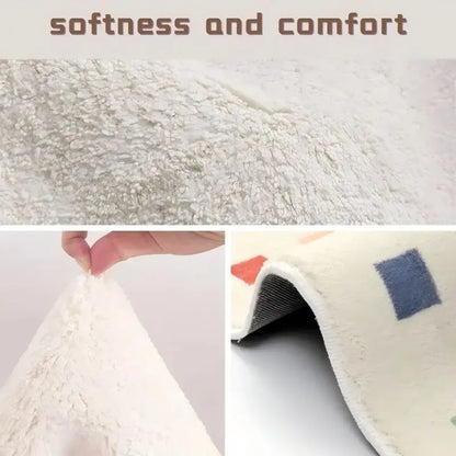 Thickened Absorbent Bath Mat - Non-Slip & Quick-Dry Toilet Rug