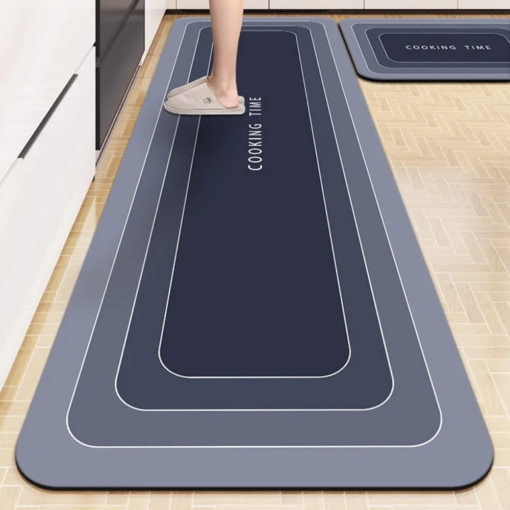Oil-Resistant Kitchen Mat - Absorbent, Non-Slip & Waterproof Floor Pad for Sink